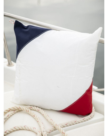 Coussin 50x50 Marine nationale Rouge et Navy