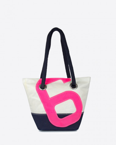 Handtasche Legende · Neonrosa und blau