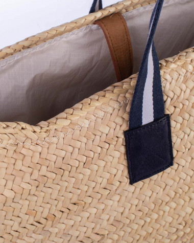Woven basket Penelope Blue