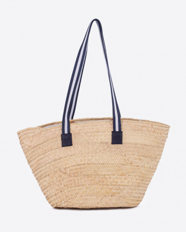 Woven basket Penelope Blue