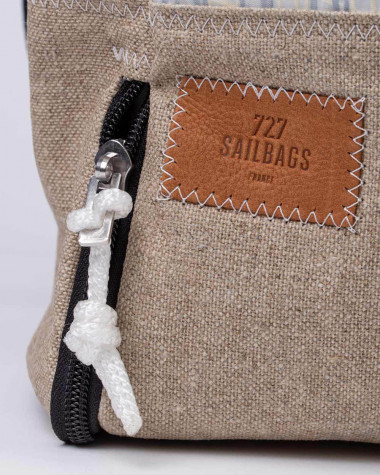 Rucksack Dinghy - Leinen und leder