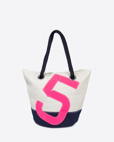 Handtasche Sandy · Neonrosa und blau