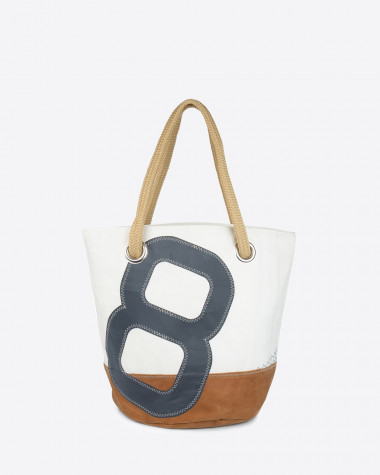 Handtasche Sandy · Braun Leder