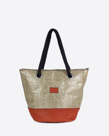 Sac à main Sandy Esterel - Cuir Terre de feu