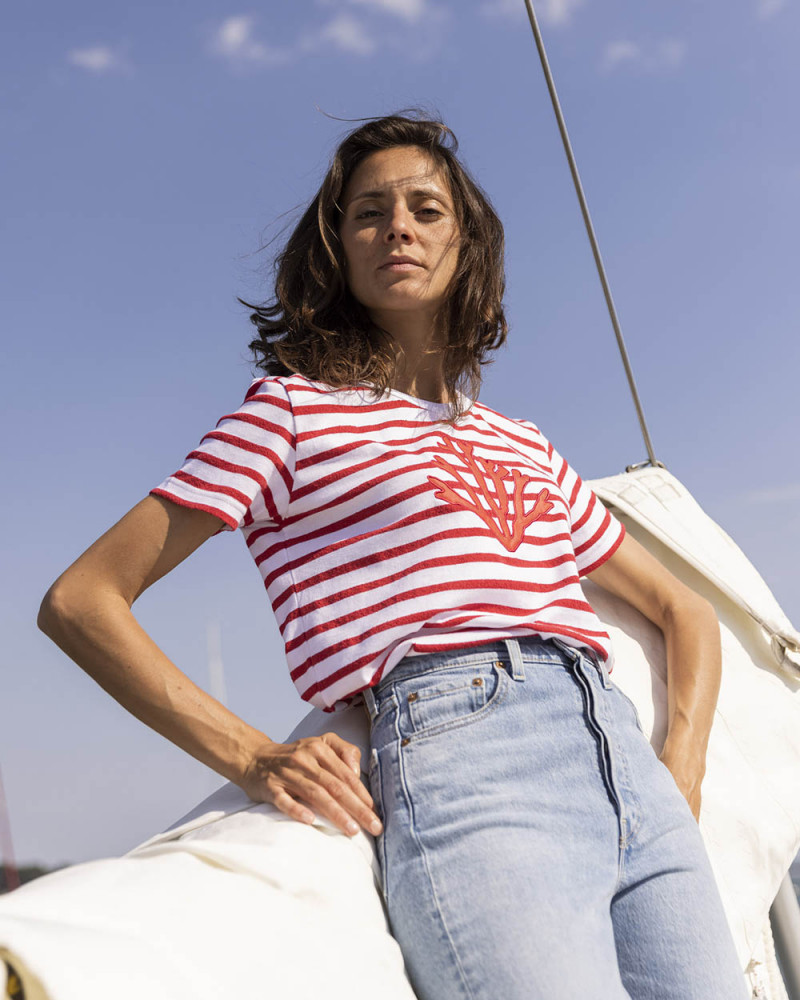T-shirt marinière Femme