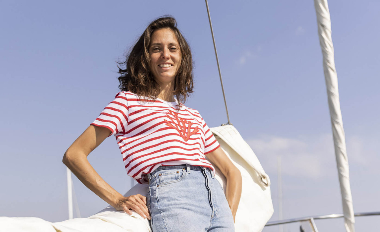 T-shirt marinière Femme