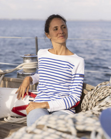 Marinière femme Amiral "Armor Lux x 727 Sailbags"