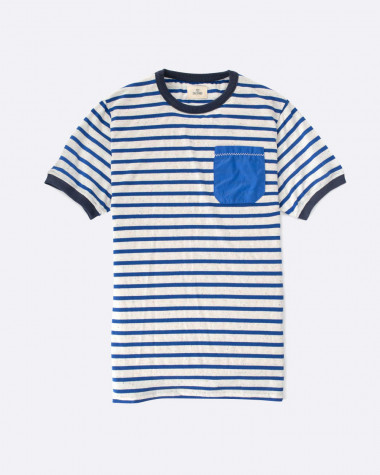 "Armor Lux x 727 Sailbags" Man breton striped shirt