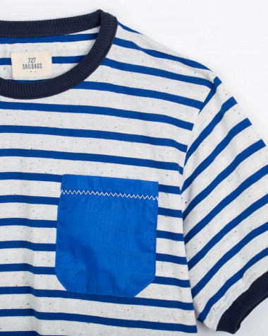 "Armor Lux x 727 Sailbags" Man breton striped shirt