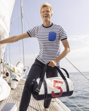 "Armor Lux x 727 Sailbags" Man breton striped shirt