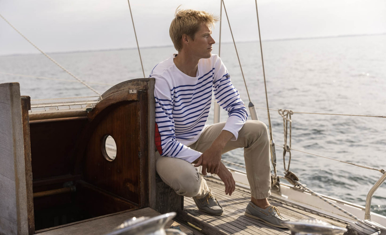 Marinière homme Amiral "Armor Lux x 727 Sailbags"