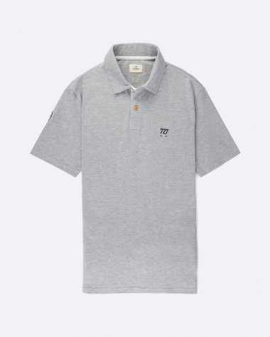 Polo Homme gris - Voilier