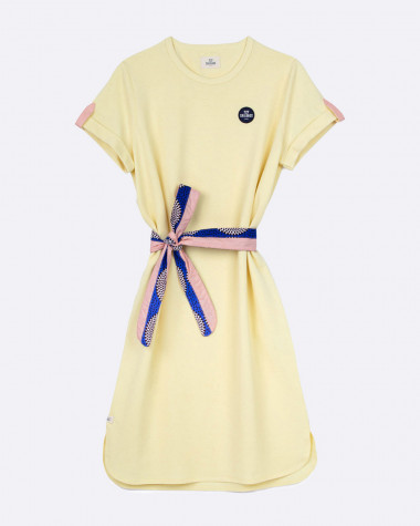 Littoral polo dress - Yellow