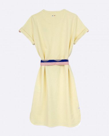 Robe polo Littoral jaune pastel