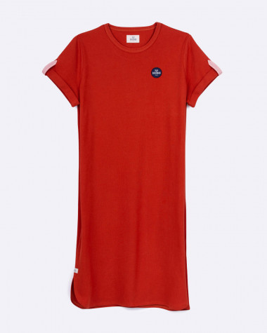 Littoral polo dress - Terracotta