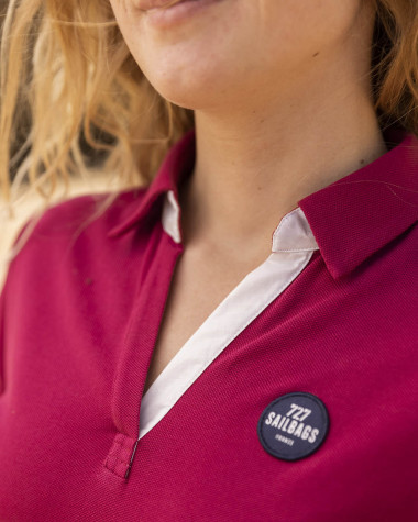 Robe polo Yachting cerise