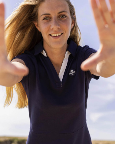 Yachting polo dress - Navy