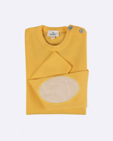 Pull marin en laine mérinos Femme Jaune
