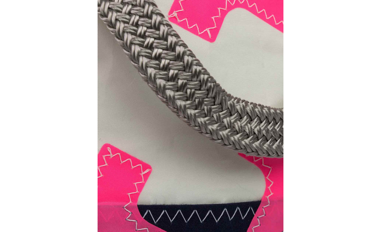 Mini Handtasche Legende · Neonrosa und blau