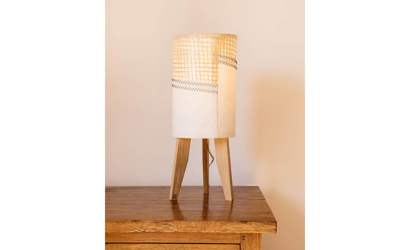 Lampe mini colonne - Technique jaune