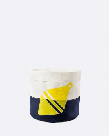 Decorative basket Flottille yellow buoy