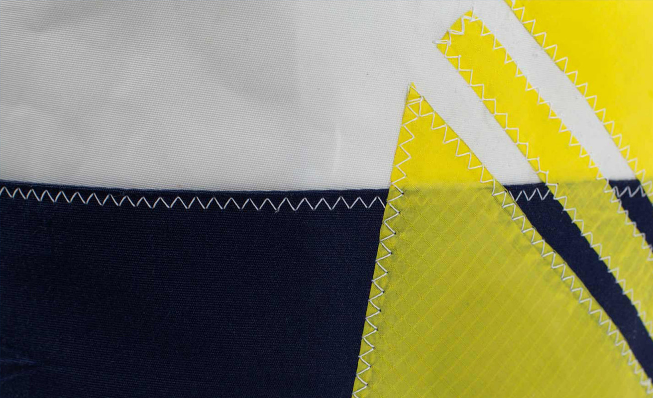 Decorative basket Flottille yellow buoy