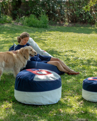 Maxi Pouf Navy 140x140 