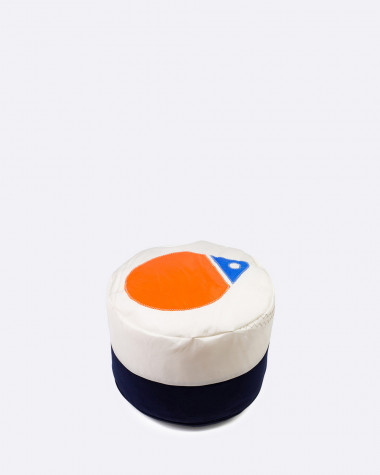 Tom Pouf Ø42 Flottille bouée orange et bleu
