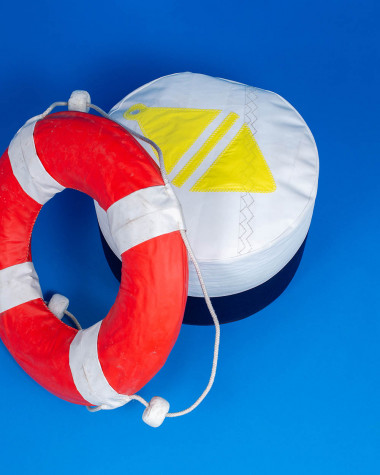 Klein Sitzkissen Solo Ø42 gelb Schwimmring