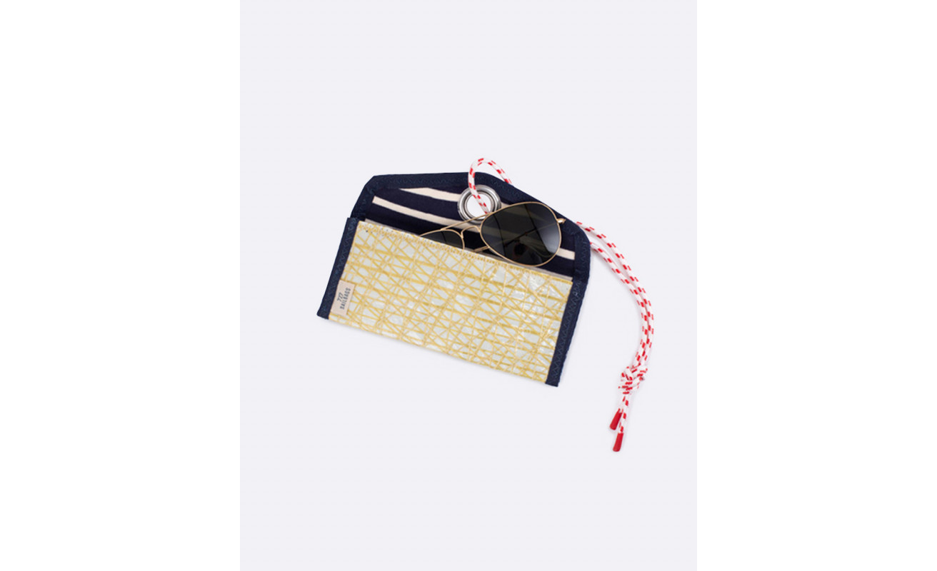 Étui à lunette technique jaune
