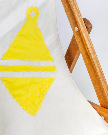 Kids Deckchair Flottille yellow buoy