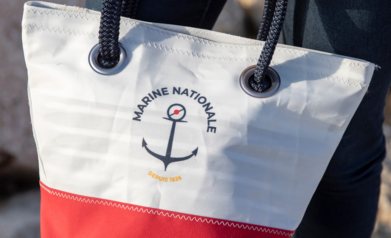 Sac à main Légende Marine nationale rouge