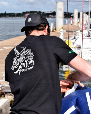 T-Shirt The Sailing Frenchman black