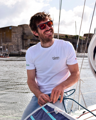 T-Shirt The Sailing Frenchman blanc