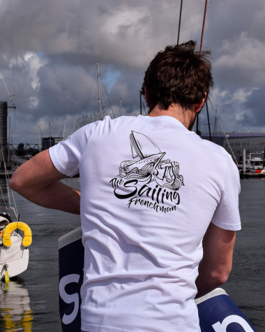 T-Shirt The Sailing Frenchman blanc