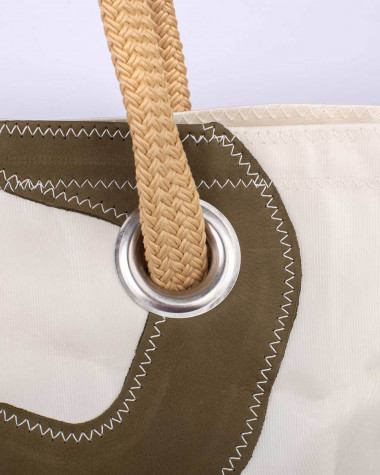 Hand Bag Legend - Linen and leather