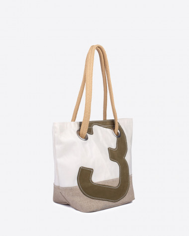 Hand Bag Legend - Linen and leather