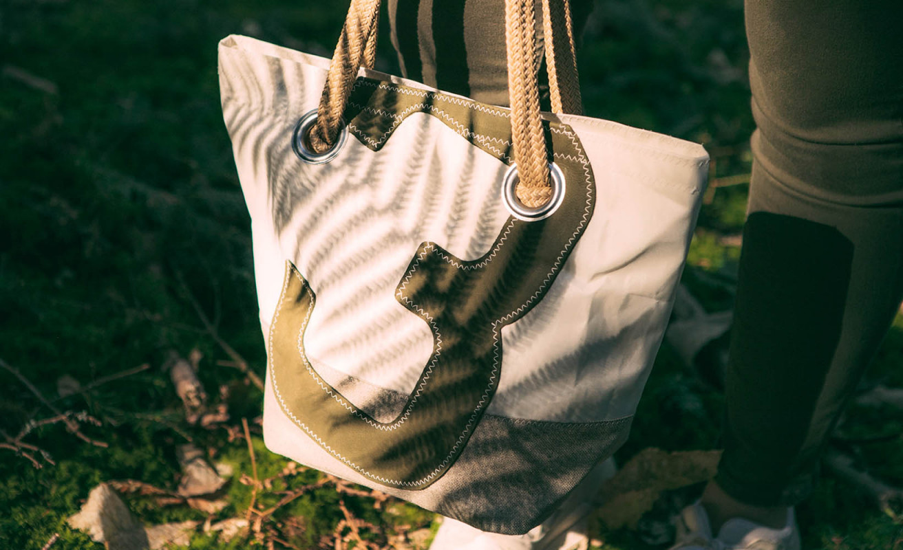 Hand Bag Legend - Linen and leather