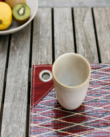 Set de table voile · Rouge