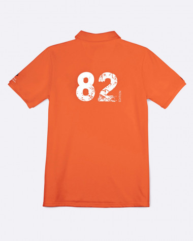 Men's short sleeved polo Bol d'Or Mirabaud 2021 Orange