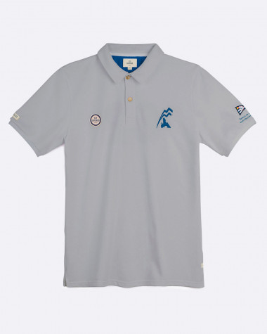 Men's short sleeved polo Bol d'Or Mirabaud 2021 Grey
