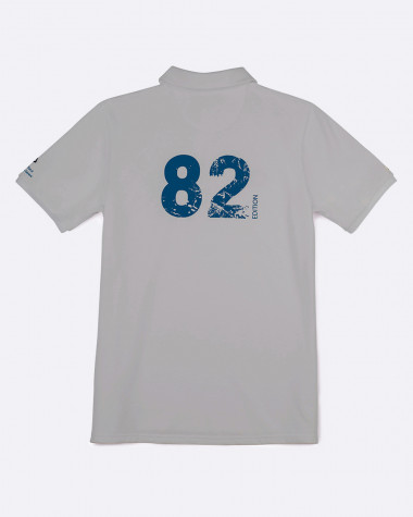 Men's short sleeved polo Bol d'Or Mirabaud 2021 Grey