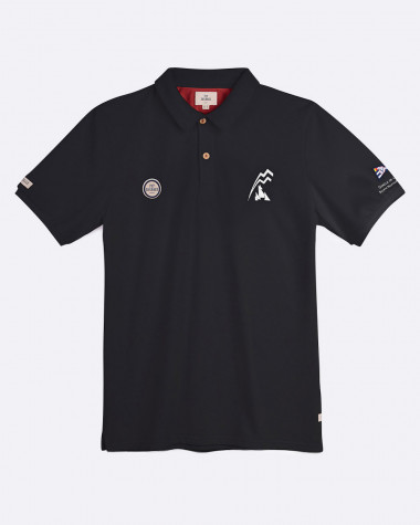 Limited Edition Men's polo Bol d'Or Mirabaud 2021 Black