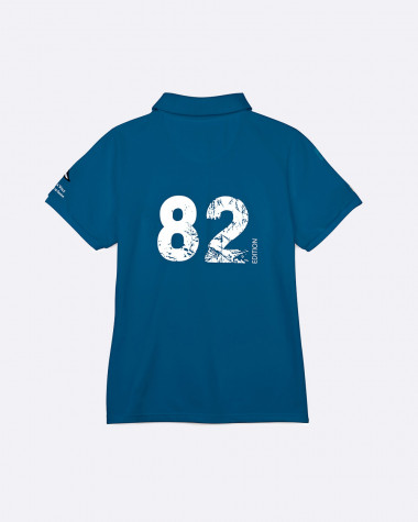 Women's short sleeved polo Bol d'Or Mirabaud 2021 Blue