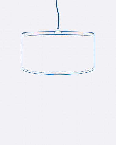 Suspended lamp Ø38 · Custom made