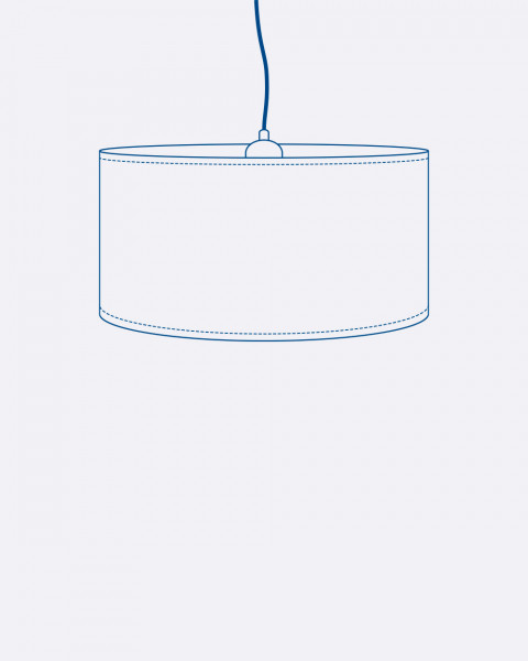 Lampe suspendue Ø38 personnalisable