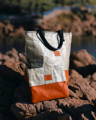 Kissenbezug Esterel · Terre de feu Leder