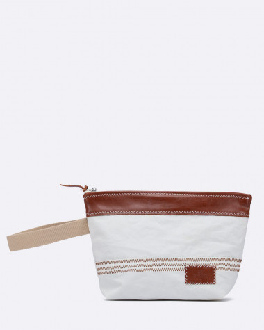 Duffel Bag Onshore · Linen and leather