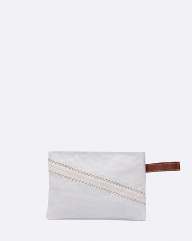 Duffel Bag Onshore · Linen and leather