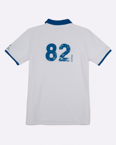 Men's short sleeved polo Bol d'Or Mirabaud 2021 blue